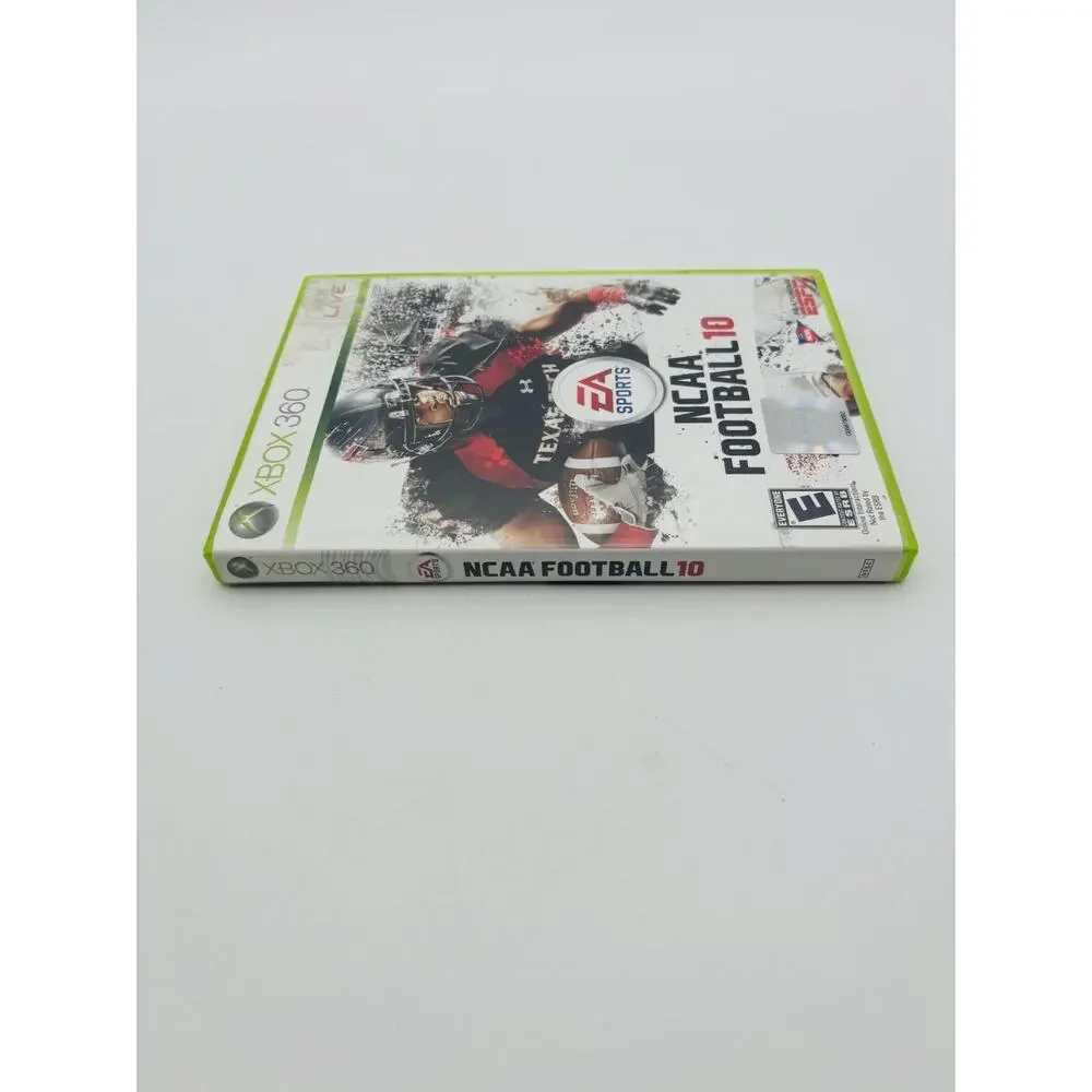 NCAA Football 10 XBOX 360 CIB Complete in Box Very Good Condition Tested Works